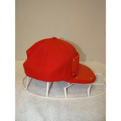 Elope Red Building Block Snapback Hat Customizable Brick Base Plate Flat Brim - Thumbnail 4