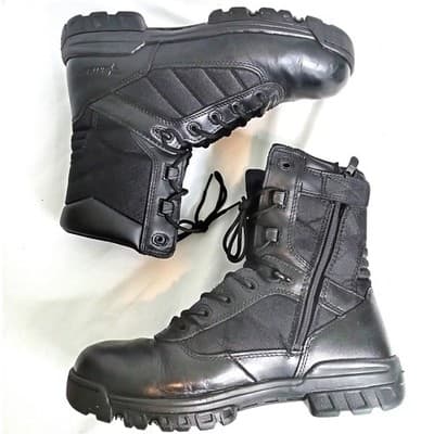 Bates Mens GX-8 GORE-TEX Side Zip Waterproof Tactical Boots Black 10.5 - Thumbnail 2