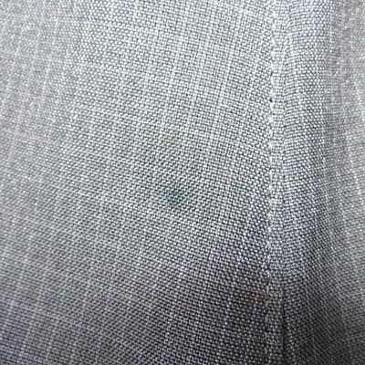 Haggar H26 Mens Dress Pants 38x29 Charcoal Black Micro Check Straight Leg Slacks - Thumbnail 7