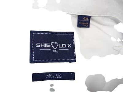 SHIELD-X Slim Fit Dress Shirt - White 4XL - Thumbnail 4