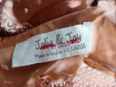 Jolie & Joy Feminine Coral Midi Dress - Size XL - Thumbnail 3