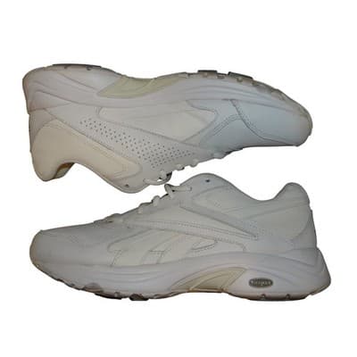 Reebok DMXMAX White Leather Wide 2E Walking Shoes Men's Size 8 - Thumbnail 7