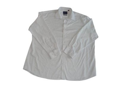 SHIELD-X Slim Fit Dress Shirt - White 4XL - Thumbnail 2