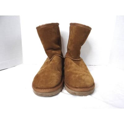 Koolaburra by UGG Women's Brown Suede Sheepskin Lined Boots Style 1017090 Size 7 - Thumbnail 4