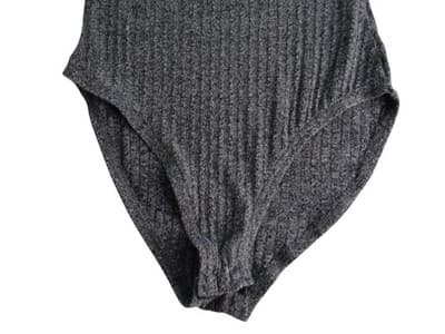 Coco + Jaime Son Long Sleeve Ribbed Bodysuit - Size M - Thumbnail 3