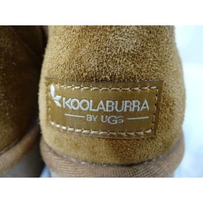 Koolaburra by UGG Women's Brown Suede Sheepskin Lined Boots Style 1017090 Size 7 - Thumbnail 6