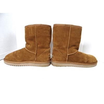 Koolaburra by UGG Women's Brown Suede Sheepskin Lined Boots Style 1017090 Size 7 - Thumbnail 3