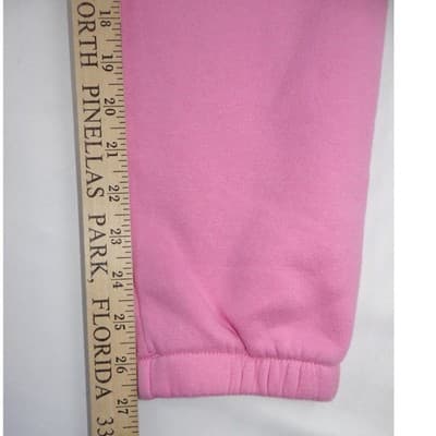 Athletic Works Kids Pink Sweatpants Joggers Size XL 14 16 Recycled Polyester - Thumbnail 2