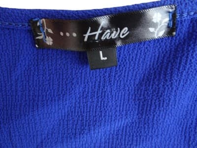 Elegant Ruffled V-Neck Dress by Have - Size L - Thumbnail 3