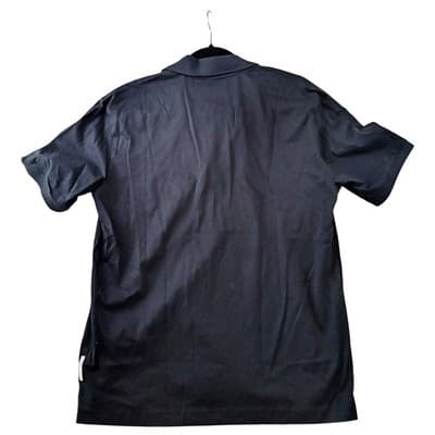 NWT-Armani Exchange Mens Deep Navy Quarter Zip Polo Shirt Size S - Thumbnail 5