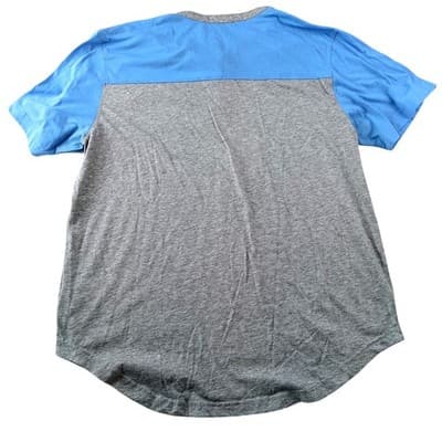Nike Milwaukee Brewers Cooperstown Collection Henley Shirt Mens XL Grey Blue - Thumbnail 3