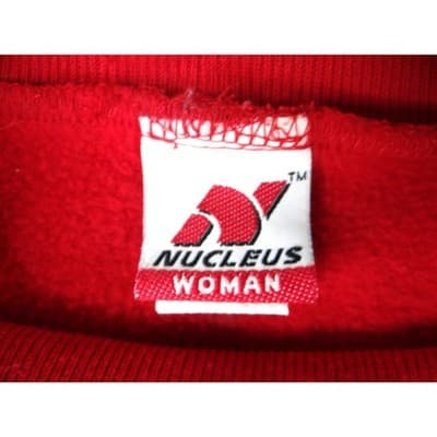 Nucleus Woman Red Christmas Graphic Sweatshirt Santa Nutcracker Snowman Bells - Thumbnail 4