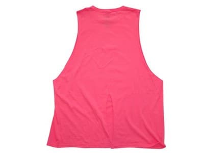 Pink Sleeveless Vintage Themed Graphic Tank Top - Stay Golden - Thumbnail 2