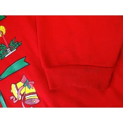 Nucleus Woman Red Christmas Graphic Sweatshirt Santa Nutcracker Snowman Bells - Thumbnail 5