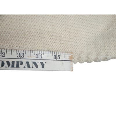 MICAS Cream Cable Knit Diamond Pattern Oversized Poncho Sweater One Size - Thumbnail 5