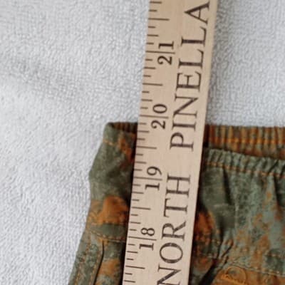 NWT-Timberland Youth Camo Marble Stretch Shorts Green Rust Size L 14/16 MSRP $44 - Thumbnail 7