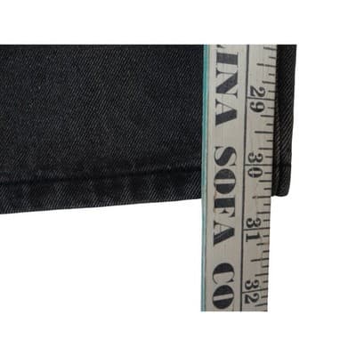 EDIKTED Wide Leg Jeans Charcoal Wash Women's Size M - Thumbnail 5