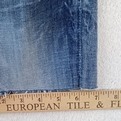 Miss Me Girls Size 16 Bermuda Cut-Off Denim Shorts Dark Wash Embroidered - Thumbnail 6