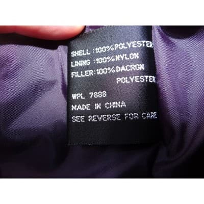 Bromley Sport Purple Quilted Lined Zip Jacket Women Sz L Thermo Loft Insulation - Thumbnail 5