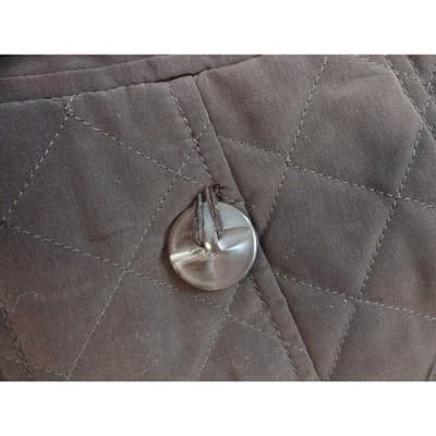 Esprit Quilted Hooded Toggle Jacket Brown Women's Size Medium Cozy Warm Winter - Thumbnail 13