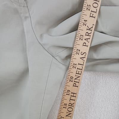Ann Taylor LOFT Petites Julie Crop Pants Light Khaki Stone Size 10P - Thumbnail 8