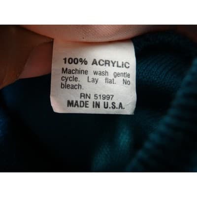 Vintage Jaclyn Smith Teal Mock Neck Sleeveless Knit Sweater Vest Top Women's L - Thumbnail 3