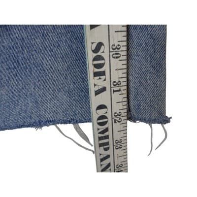 ZARA Women Straight Leg Jeans Light Wash Distressed Raw Hem Size 6 - Thumbnail 8
