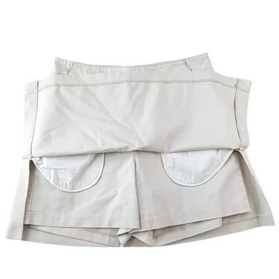 Adidas Women Khaki Stretch Golf Skort Size 6 Beige Active Tennis Skirt - Thumbnail 2