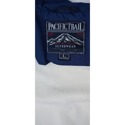 Vintage Pacific Trail Men's Beige Full Zip Jacket Sz Large Lightweight Outerwear - Thumbnail 2