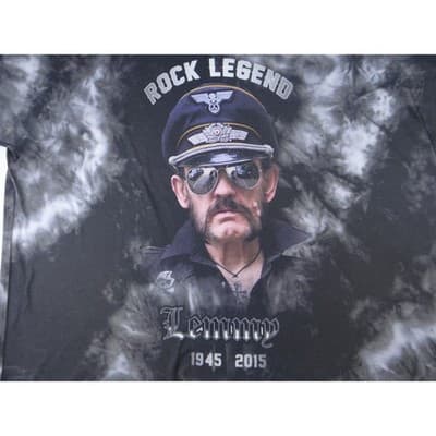 Motorhead Lemmy Kilmister Rock Legend Tie Dye T Shirt - Thumbnail 3