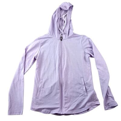 32 Degrees Cool Womens XS Lavender Purple Full Zip Lightweight Hoodie Jacket