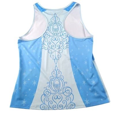 Disney runDisney Cinderella Princess Performance Tank Top Blue XL - Thumbnail 3