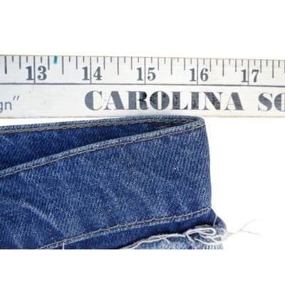 ZARA Women Straight Leg Jeans Light Wash Distressed Raw Hem Size 6 - Thumbnail 9