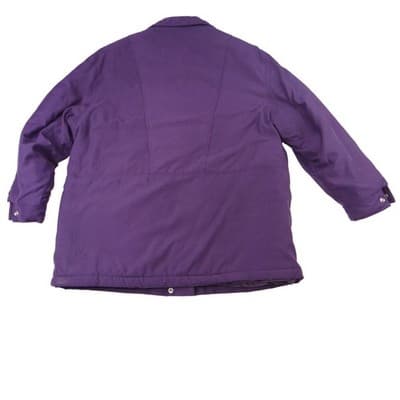 Bromley Sport Purple Quilted Lined Zip Jacket Women Sz L Thermo Loft Insulation - Thumbnail 7