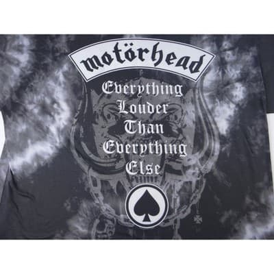 Motorhead Lemmy Kilmister Rock Legend Tie Dye T Shirt - Thumbnail 4