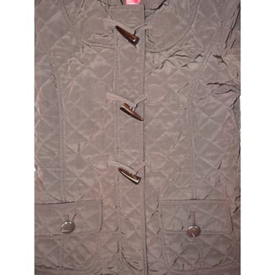 Esprit Quilted Hooded Toggle Jacket Brown Women's Size Medium Cozy Warm Winter - Thumbnail 11