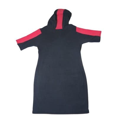 Chesley Womens 2X Black Red Reggae Night Wild Party Graphic Hooded Dress - Thumbnail 3