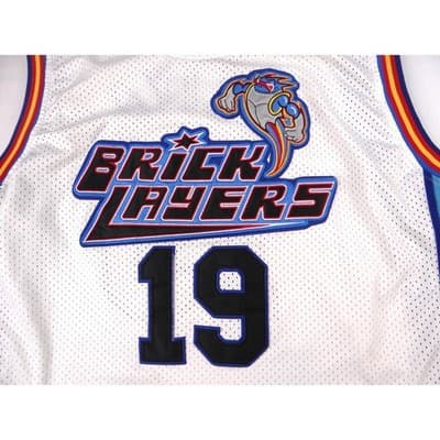 MTV Brick Layers Jersey 19 Kalith XXXL White Basketball Music Television - Thumbnail 2
