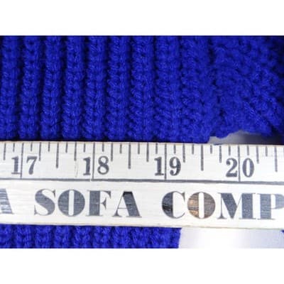 Vintage Little Lisa Ltd Royal Blue Ribbed Knit Sweater Long Sleeve Women's Med - Thumbnail 3