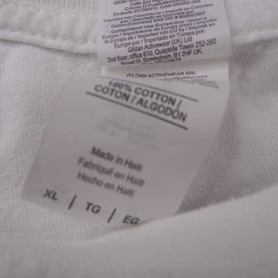 Vintage Gildan Fresh Triple Graphic Mens XL White Checkered Short Sleeve Tee - Thumbnail 2