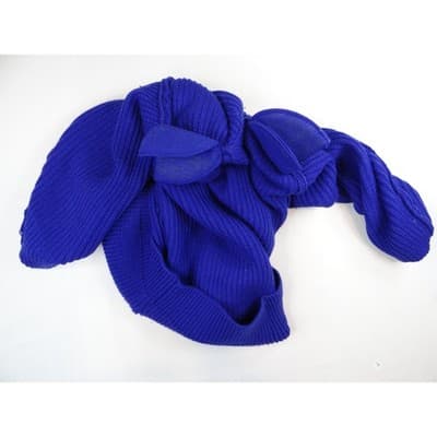 Vintage Little Lisa Ltd Royal Blue Ribbed Knit Sweater Long Sleeve Women's Med - Thumbnail 6