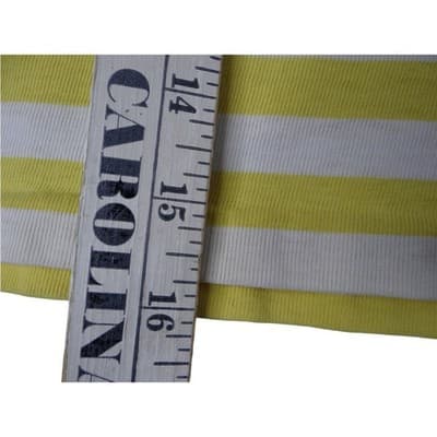 Y2K Carrington Club Yellow White Striped Tank Top Women Casual Sleeveless - Thumbnail 4