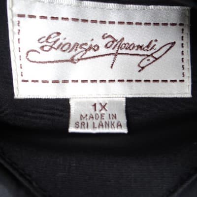 Giorgio Morandi Black Hooded Drawstring Parka Jacket Women's 1X - Thumbnail 2