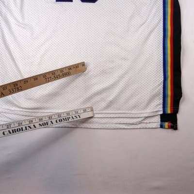 MTV Brick Layers Jersey 19 Kalith XXXL White Basketball Music Television - Thumbnail 5