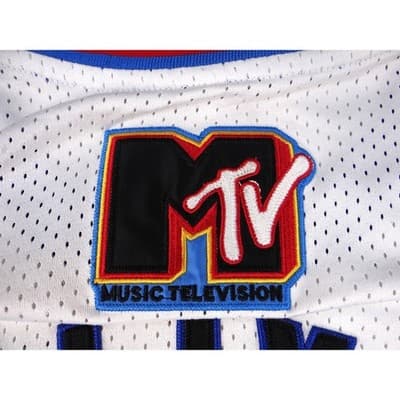 MTV Brick Layers Jersey 19 Kalith XXXL White Basketball Music Television - Thumbnail 9