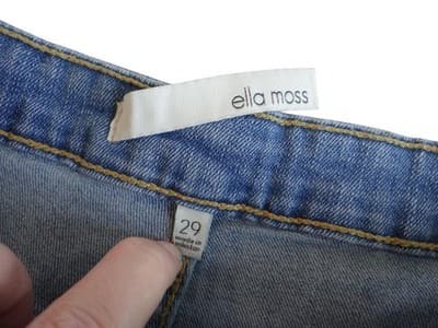 Ella Moss Vintage High Waist Denim Shorts - Size 29 - Thumbnail 2