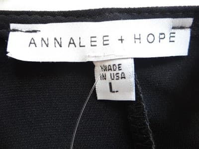 NWT Annalee and Hope Elegant Black Dress with Pearl and Rhinestone Sleeves - Thumbnail 8