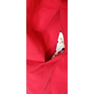 Vintage Drizzle Women's Red Hooded Belted Trench Coat Rain Jacket Size 14R - Thumbnail 10