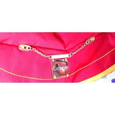 Vintage Drizzle Women's Red Hooded Belted Trench Coat Rain Jacket Size 14R - Thumbnail 6