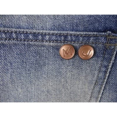 Marc Jacobs Men's Distressed Blue Denim Jeans Button Fly Straight Leg Size 36 - Thumbnail 10
